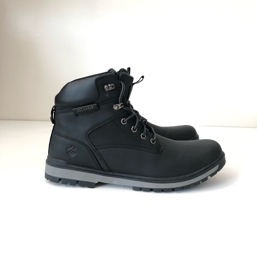 Rocawear Fashion Boots Matte Black & Grey Men’s 12